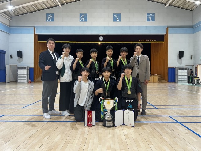 제52회 전국 소년체육대회  우승(울산학성중학교)